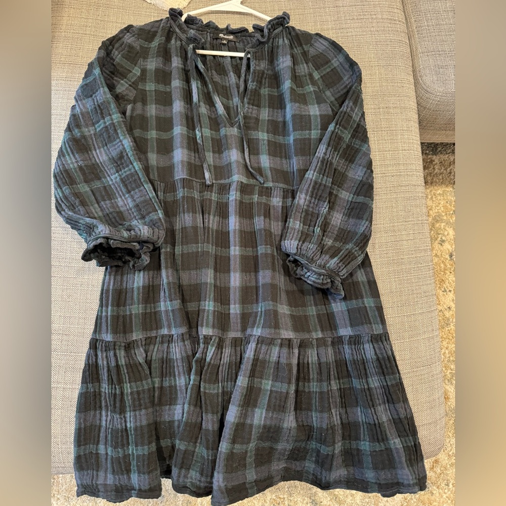 Madewell plaid dress